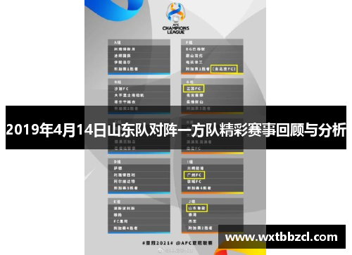 2019年4月14日山东队对阵一方队精彩赛事回顾与分析